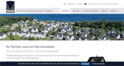Desktop Screenshot of m-m-hausverwaltung.de