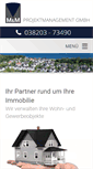 Mobile Screenshot of m-m-hausverwaltung.de