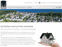 Tablet Screenshot of m-m-hausverwaltung.de